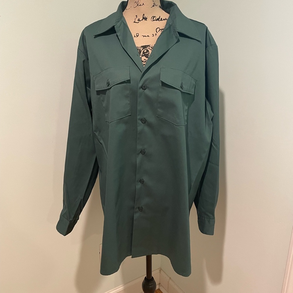 Dickies work shirt neck size 17-17.5 sleeve 34/35
